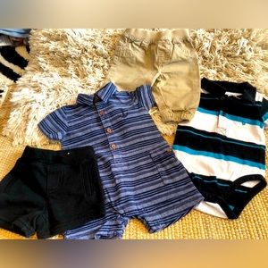 Baby Boy summer lot sz 3 mos. Brands vary; see pictures. Gently used, mix/match